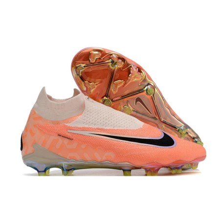 Scarpe Nike Phantom GX Elite DF FG Arancio Nero