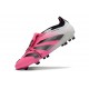 adidas Predator Elite Tongue FG Rosa Bianco Nero