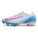 Nuove Nike Zoom Mercurial Vapor 16 Elite FG Bianco Blu Rosa