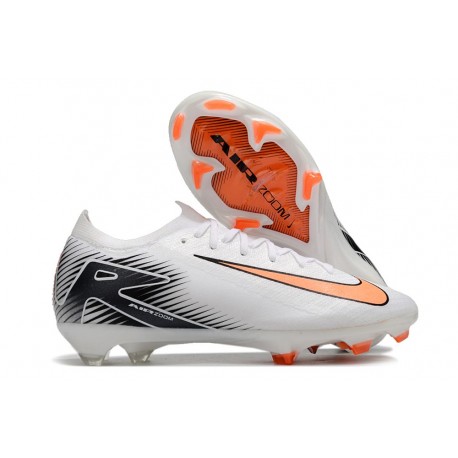 Nuove Nike Zoom Mercurial Vapor 16 Elite FG Bianco Arancio Nero