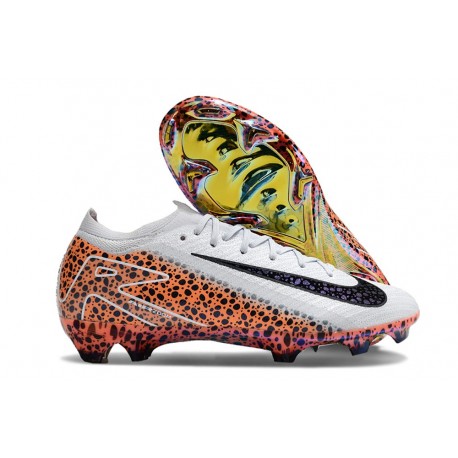 Nuove Nike Zoom Mercurial Vapor 16 Elite FG Bianco Nero Arancio