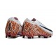 Nuove Nike Zoom Mercurial Vapor 16 Elite FG Bianco Nero Arancio