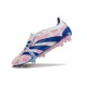 adidas Predator Elite Tongue FG Bianco Blu Rosa