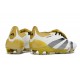 Scarpe adidas Predator 24 Elite FT FG Bianco Nero Core Oro Met