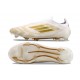 Adidas F50 Ellite Senza Lacci FG Ftwr Bianco Oro Met Ftwr Bianco