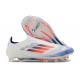 Adidas F50 Ellite Senza Lacci FG Ftwr Bianco Rosso Solare Blu Lucido