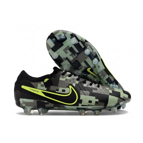 Nike Tiempo Legend X Elite FG Nuove Verde Nero