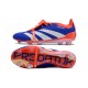 Scarpe adidas Predator 24 Elite FT FG Blu Bianco Rosso