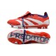 Scarpe adidas Predator 24 Elite FT FG Rosso Bianco