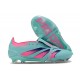 Scarpe adidas Predator 24 Elite FT FG Blu Rosa