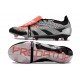 adidas Predator 24 Elite Tongue FG Nero Argento Rosso
