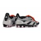 adidas Predator 24 Elite Tongue FG Nero Argento Rosso