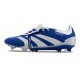 adidas Predator 24 Elite Tongue FG Blu Bianco