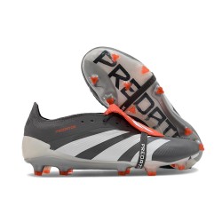 adidas Predator 24 Elite Tongue FG Nero Bianco Rosso