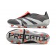 adidas Predator 24 Elite Tongue FG Nero Bianco Rosso