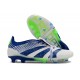 adidas Predator 24 Elite Tongue FG Bianco Blu Verde