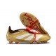adidas Predator 24 Elite Tongue FG Oro Met Bianco Rosso