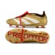 adidas Predator 24 Elite Tongue FG Oro Met Bianco Rosso