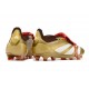 adidas Predator 24 Elite Tongue FG Oro Met Bianco Rosso