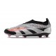 adidas Predator Elite Senza Lacci FG Argento Nero Rosso