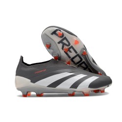 adidas Predator Elite Senza Lacci FG Nero Bianco