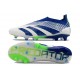 adidas Predator Elite Senza Lacci FG Bianco Blu