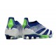 adidas Predator Elite Senza Lacci FG Bianco Blu
