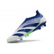 adidas Predator Elite Senza Lacci FG Bianco Blu