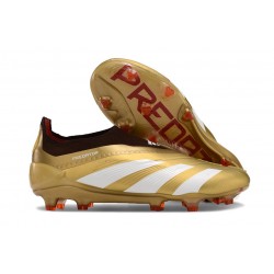 adidas Predator Elite Senza Lacci FG Oro Bianco
