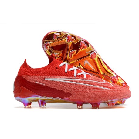 Nike Gripknit Phantom GX Elite FG Rosso Bianco