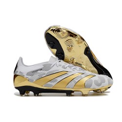 Scarpe adidas Predator Elite FG Bianco Grigio Oro