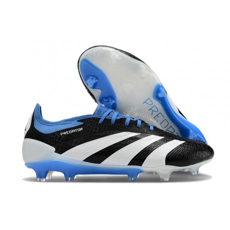 Scarpe adidas Predator Elite FG Nero Bianco Blu