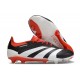 Scarpe adidas Predator Elite FG Nero Bianco Rosso