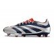 Scarpe adidas Predator Elite FG Argento Nero Rosso