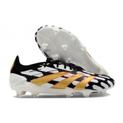 Scarpe adidas Predator Elite FG Nero Bianco Oro