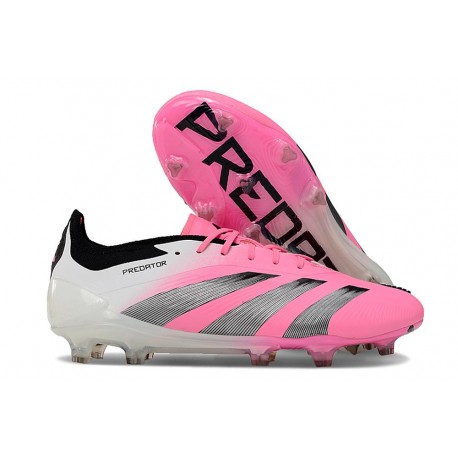 Scarpe adidas Predator Elite FG Rosa Bianco Nero