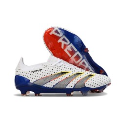 Scarpe adidas Predator Elite FG Bianco Grigio Rosso Blu