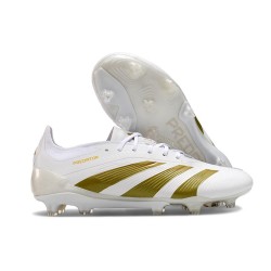 Scarpe adidas Predator Elite FG Bianco Oro