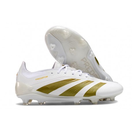 Scarpe adidas Predator Elite FG Bianco Oro