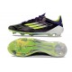 Nuove Scarpe Adidas F50 Ellite FG Unity Viola Bianco Limone Lucido