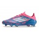 Nuove Scarpe Adidas F50 Ellite FG Solar Blu Ftwr Bianco Solar Rosa