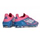 Nuove Scarpe Adidas F50 Ellite FG Solar Blu Ftwr Bianco Solar Rosa
