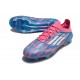 Nuove Scarpe Adidas F50 Ellite FG Solar Blu Ftwr Bianco Solar Rosa