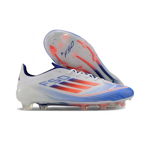 Nuove Scarpe Adidas F50 Ellite FG Blu Bianco Rosso