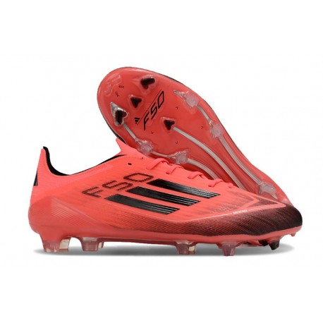 Nuove Scarpe Adidas F50 Ellite FG Rosso Nero