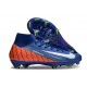Nike Zoom Mercurial Superfly 10 Elite FG Blu Arancio Bianco