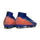 Nike Zoom Mercurial Superfly 10 Elite FG Blu Arancio Bianco