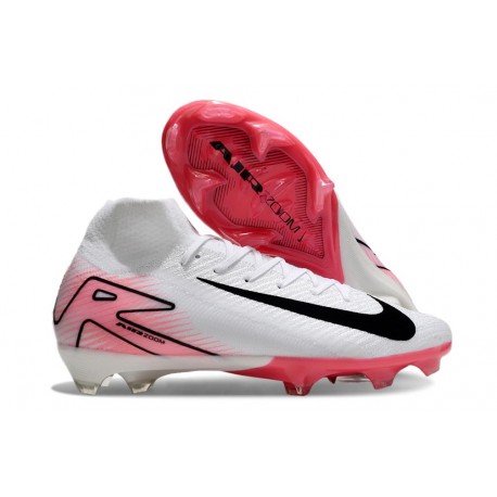 Nike Zoom Mercurial Superfly 10 Elite FG Bianco Rosso Nero