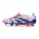 adidas Predator 24 Elite Tongue FG Ftwr Bianco Solar Blu Solar Rosa