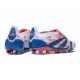 adidas Predator 24 Elite Tongue FG Ftwr Bianco Solar Blu Solar Rosa